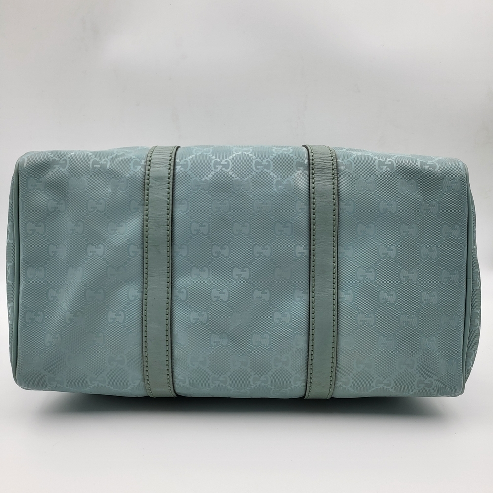 GUCCI Joy Medium GG Imprime Boston 30 Bag Light Blue..Authentic...!!! - Picture 6 of 16
